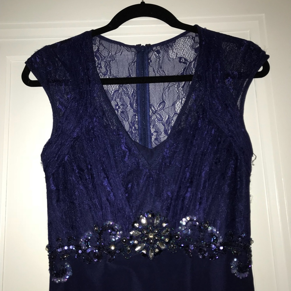 Navy Never Worn Gown With Tags - Picture 2 of 4